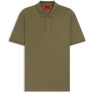 Hugo Mens Donos Cotton Polo Shirt / Green